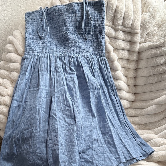 Aeropostale Blue Textured Dress - Picture 3 of 3